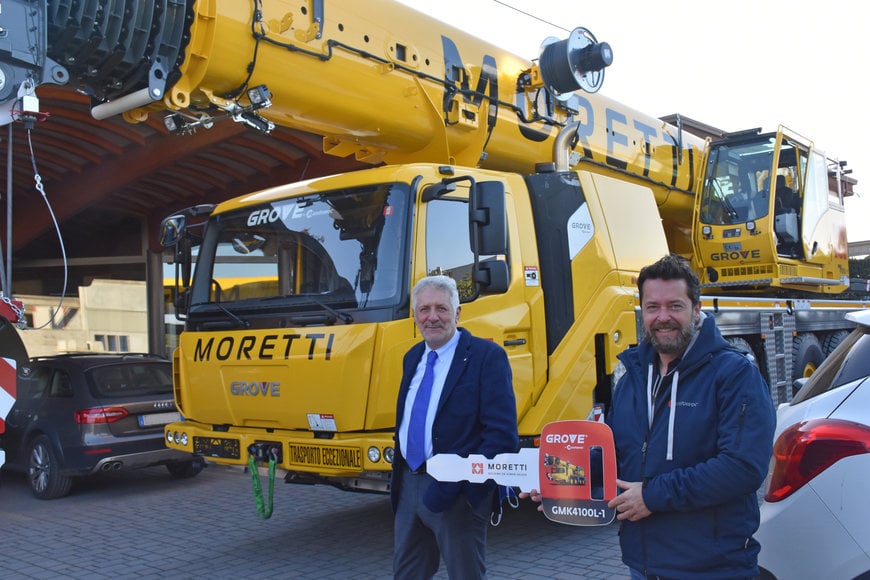 Moretti adds third Grove all-terrain crane to fleet with new GMK4100L-1